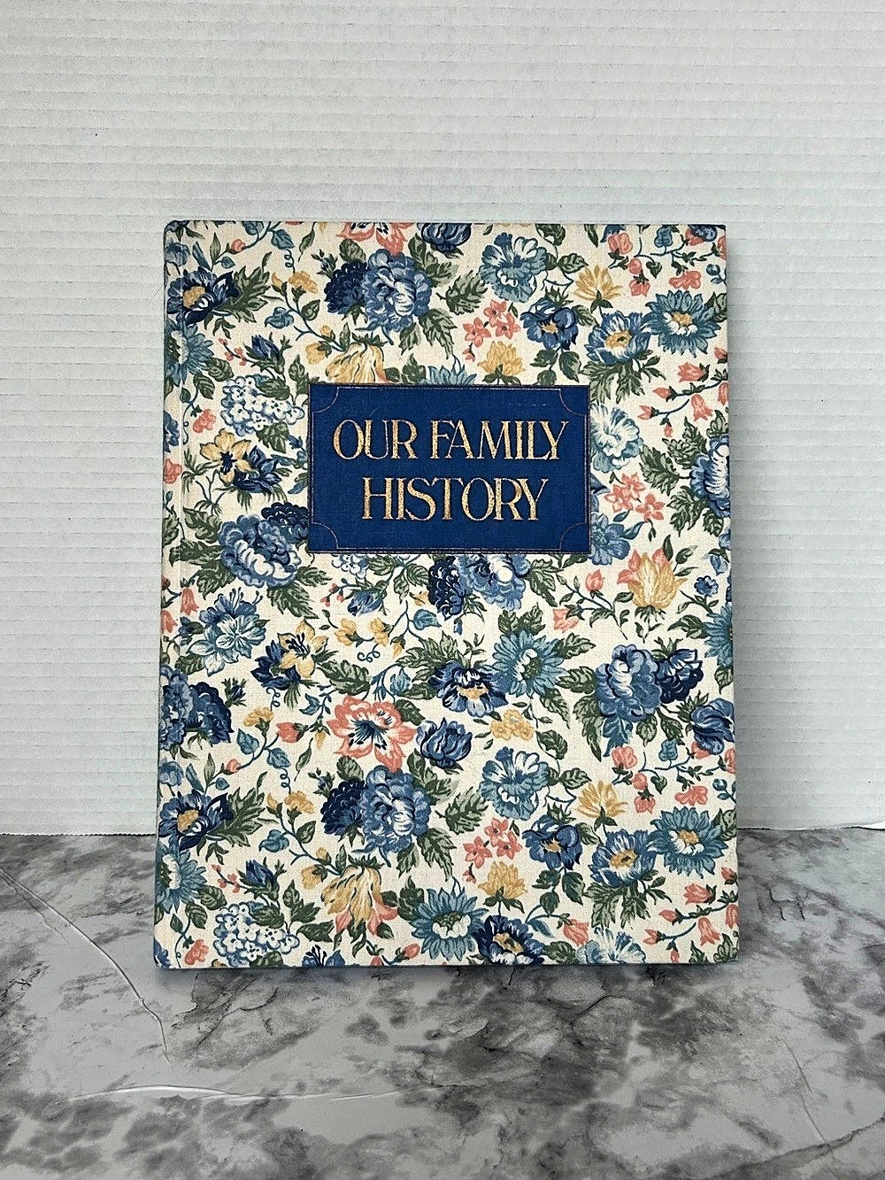 Our Family History Floral Family History Record Book